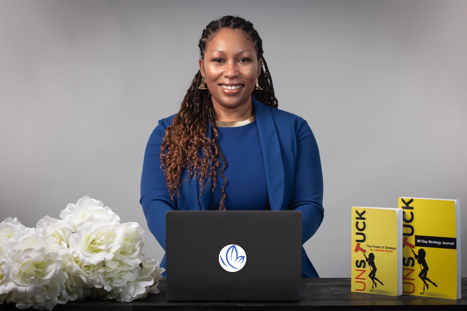 Dr. LaKeshia Payton at desk